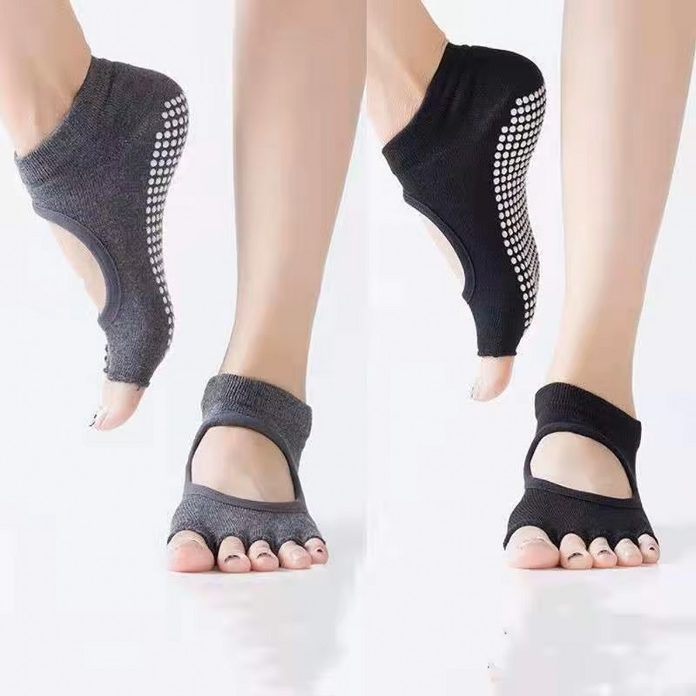 Skarpety do jogi z pięcioma pa – Medias Para Pilates Y Yoga recenzja i cena